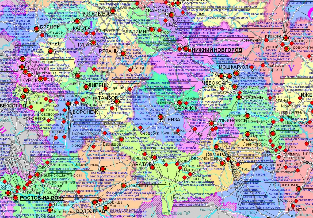 Карта московских заводов. Карта заводов России. Карта заводов ЖБИ России. Завод ЖБИ В Московской области на карте. Карта фабрик России.